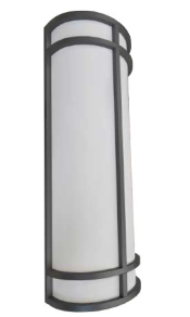 Westgate LDSB-40-MCTP-DD-BK 40" Outdoor/indoor Led Decorative Wall Sconce (14" WIDE), 120-277V, Selectable Wattage 40W/60W/80W, Lumens 80LM/W, Multi-Color Temperature, Black