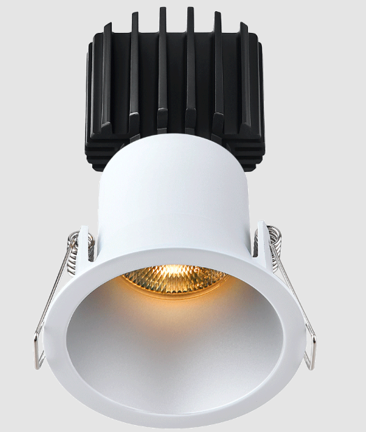 Lotus LED Lights L3F-RDT-AZ-RC36-4C90 3" Tangra LED Fixed Round Deep Regressed Thin Trim, 4CCT+Dim to Warm, Trim Alzak, Reflector with Clear Glass, Beam Angle 36°, CRI 90