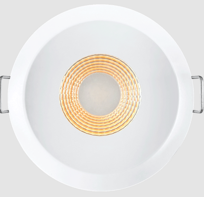 Lotus LED Lights L3F-RDW-BK-RS36-4C90 Tangra 3″ Fixed Round Deep Regressed Wide Black Trim Reflector, Semi Frosted Glass, Beam Angle 36°, Color Temperature 4CCT+DTW 35K to 27K, CRI90