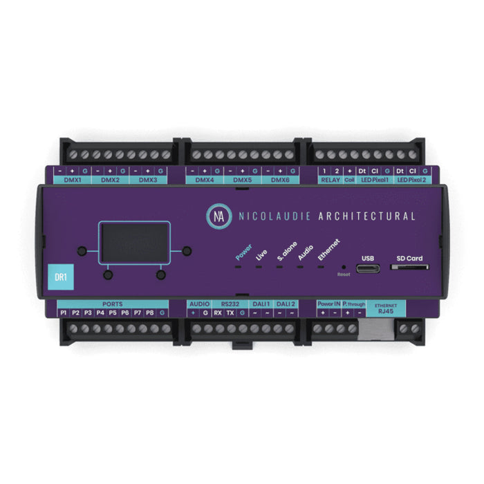 Alloy LED AL-60-01-0011 Nicolaudie DINA-DR1 Color Controller - Din-Rail Mount - 3072 Channels