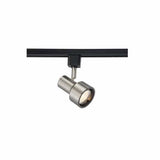 Eurofase Lighting 23407-045 GU10 Torch Shaped Track Light, Voltage 120V, Wattage 50W, Black/Nickel Finish