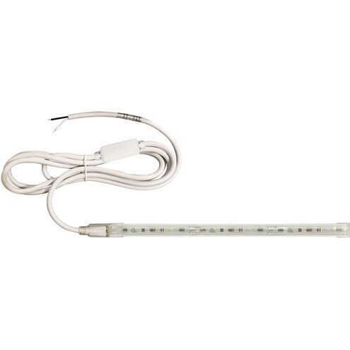 Nora Lighting NUTP13-W9-4-12-927/CPSP Custom Cut 9-ft, 4-in 120V Continuous LED Tape Light, 330lm / 3.6W per foot, 2700K, With Mounting Clips and 8' Cord & Plug With Surge Protector