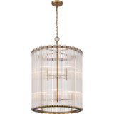 Eurofase Lighting 47238-015 Glasbury 8 Light 22 inch Gold Chandelier Ceiling Light