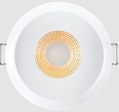 Lotus LED Lights L3F-RRW-BK-RS20-5C98 Tangra 3" Fixed Round Recessed Wide Black Trim Reflector Semi-Frosted Glass, Beam Angle 20°, Multi-Color Temperature, CRI98