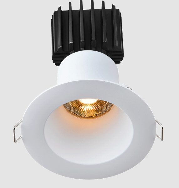 Lotus LED Lights L3F-RDW-WH-LW36-3K95 Tangra 3″ Fixed Round Deep Regressed Wide White Trim, Lens White, Beam Angle 36°, Color Temperature 30K, CRI95