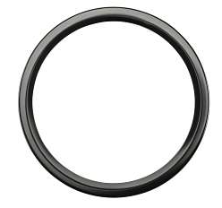 Keystone KT-SMLED-11RA-MB-TRIM Used on 11" Series A Round LED Surface Mount Downlight, Clip-on trim, Matte black