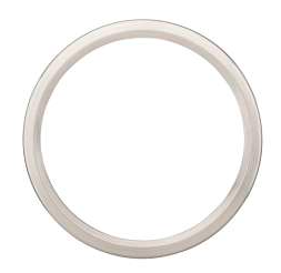 Keystone KT-SMLED-11RA-BN-TRIM Used on 11" Series A Round LED Surface Mount Downlight, Clip-on trim, Brushed Nickel