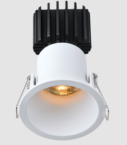 Lotus LED Lights L3F-RDT-WH-RC36-3K98 Tangra 3″ Fixed Round Deep Regressed Thin White Trim, Reflector Clear Glass, Beam Angle 36°, Color Temperature 30K, CRI98