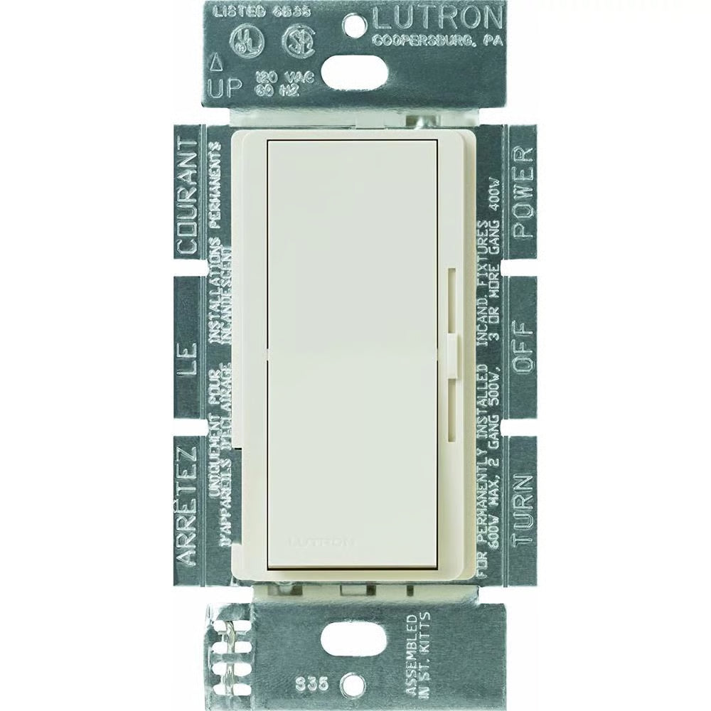 Lutron DVFSQ-F-HO-LA Diva Fan Control 3 Speed 2.0A 120V Ivory Single Pole
