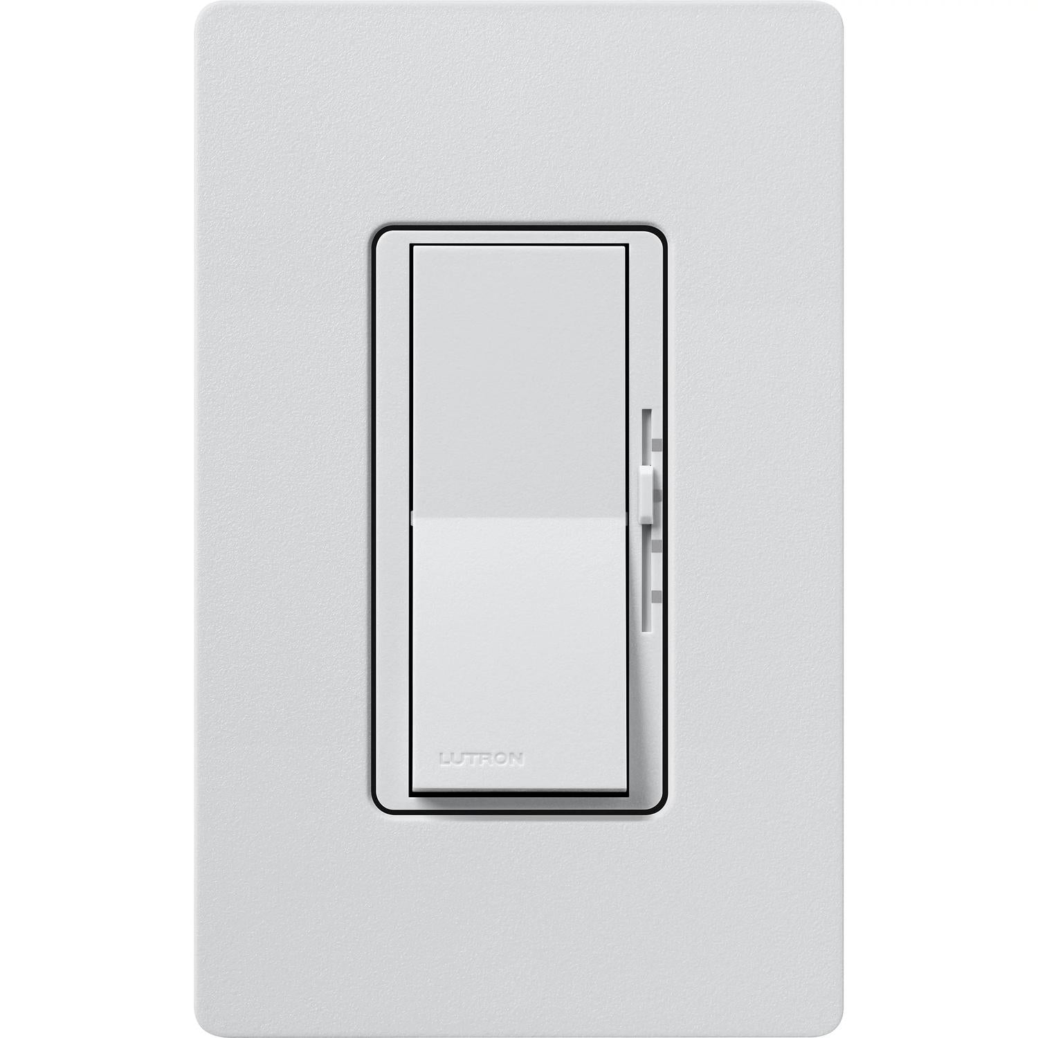 Lutron DVSCFSQ-LF-MI Diva Quiet Single Pole 3-Speed Fan Control and Light Switch - Finish: Mist