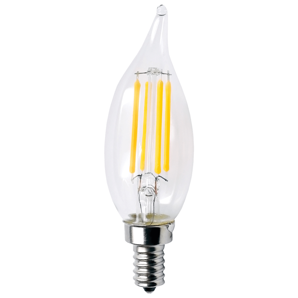 ABBA Lighting E12 3W-3K 3 Watts LED Bulb, 280  Lumens 3000K Color Temperature