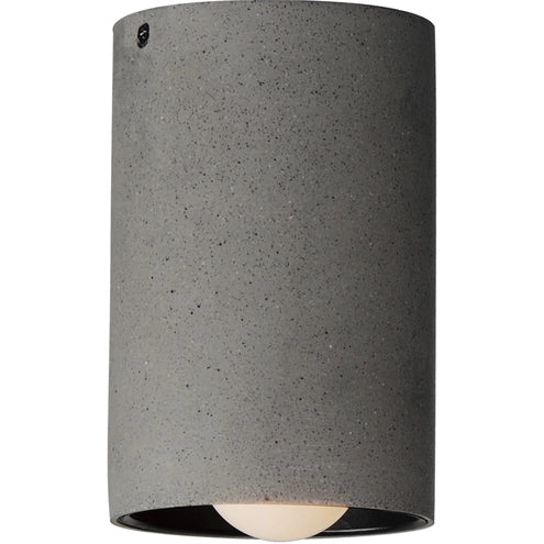 ET2 Contemporary Lighting E14370-GSN 4.5" Pilar 1 LED Flush Mount Ceiling Light - Finish: Greystone