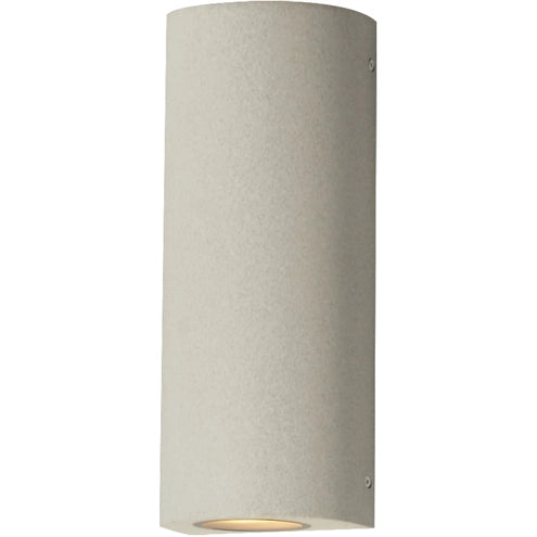 ET2 Contemporary Lighting E14373-SSN 13" Pilar 2 LED Outdoor Wall Sconce With Concrete Cylinder - Finish: Sandstone