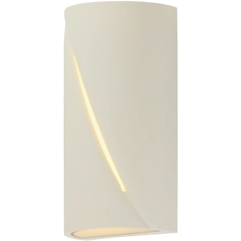 ET2 Contemporary Lighting E14392-CHK 12" Puff LED Chaulk Outdoor Wall Mount - Finish: White