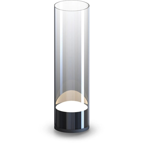 ET2 Contemporary Lighting E21182-142GM 14.25" Highball LED Table Lamp with Graduating Smoke Glass