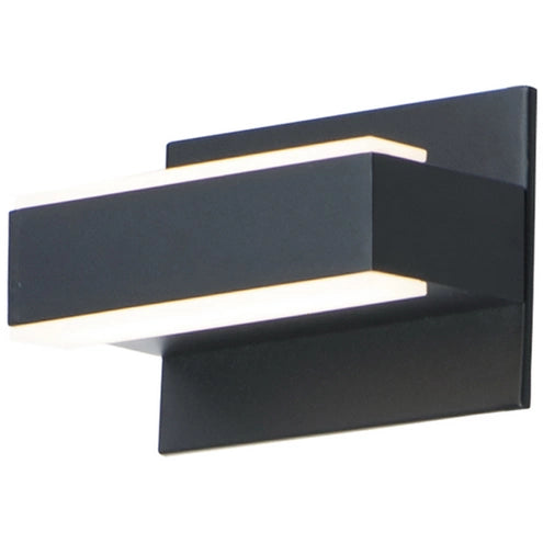 ET2 Contemporary Lighting E23210-90BK 7" Omni Integrated LED Wall Sconce Contemporary Light - Finish: Black