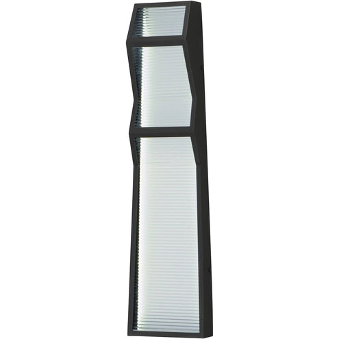 ET2 Contemporary Lighting E30126-144BK 24" Totem LED Outdoor Wall Sconce With Integrated LED - Finish: Black