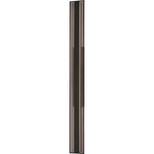 ET2 Contemporary Lighting E30294-ACPBK Interlace 60" LED Wall Sconce - CCT: 3000K - Finish: Black and Aged Copper