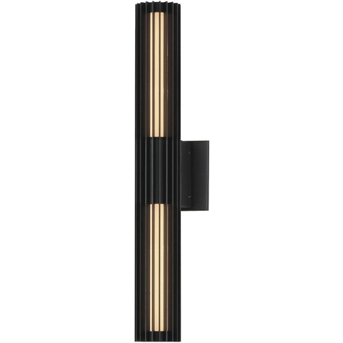ET2 Contemporary Lighting E30316-BK Citadel 24" LED Wall Sconce Light - CCT: 3000K - Finish: Black