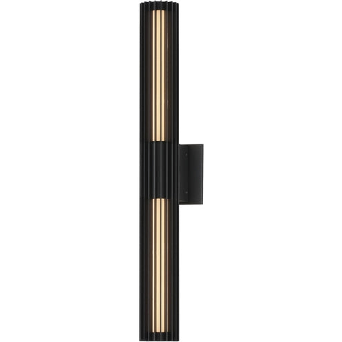 ET2 Contemporary Lighting E30318-BK Citadel 28" LED Wall Sconce Light - CCT: 3000K - Finish: Black