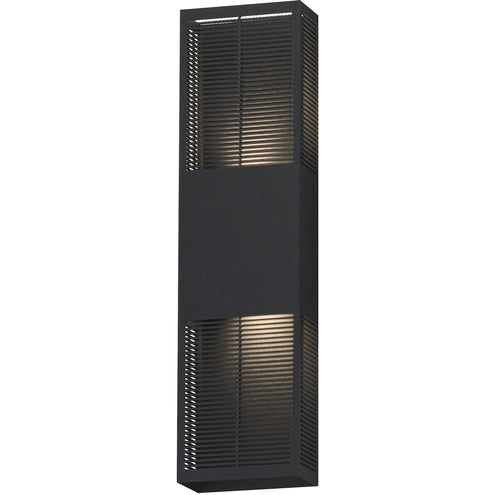ET2 Contemporary Lighting E30394-BK Grate 24" LED Wall Sconce Light - CCT: 3000K - Finish: Black