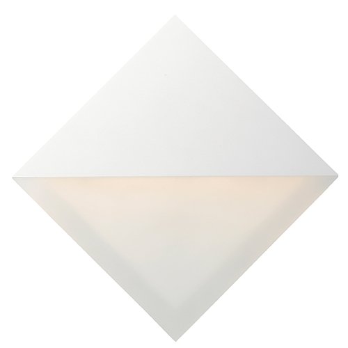 ET2 Contemporary Lighting E41284-WT Alumilux 1-Light Glow LED Outdoor Wall Sconce Light - Color Temperature: 3000K - Finish: White