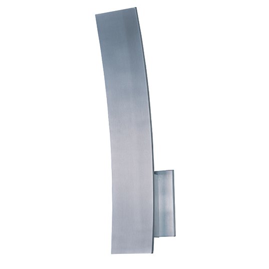 ET2 Contemporary Lighting E41307-SA Alumilux Prime LED Outdoor Wall Sconce Light - Color Temperature: 3000K - Finish: Satin Aluminum