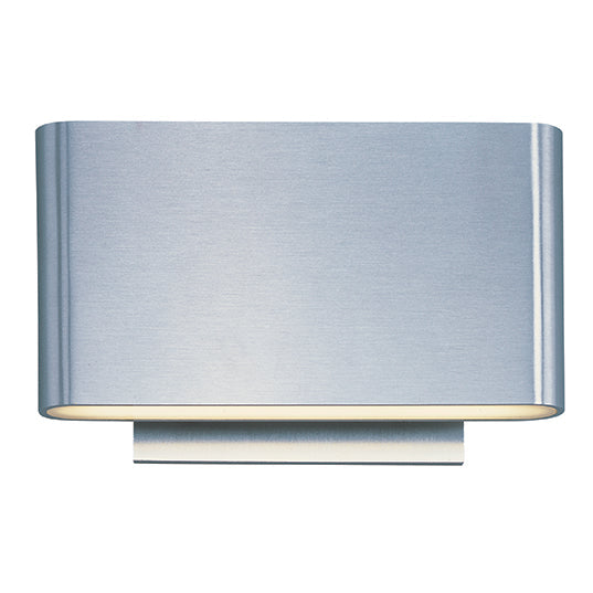 ET2 Contemporary Lighting E41310-SA Alumilux Spartan 6-Light LED Outdoor Wall Sconce Light - Color Temperature: 3000K - Finish: Satin Aluminum