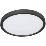 AFX Lighting  EGRF06LAJD3BK Edge Round Light 6 inch Black Flush Mount Ceiling Light