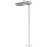 Eurofase EF3908PMW 39 Inch 8ft Pole Mount With Single Crossbar - White