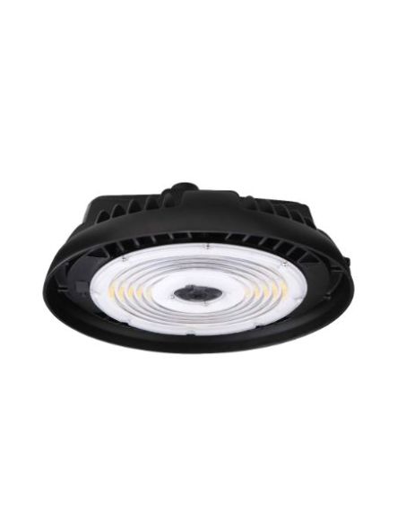 Eiko HBX3-PS150-FCCT-H HBX3 Wattage Selectable LED Round High Bay CCT Selectable, PowerSet 150/130/100/80W, FieldCCeT 4000/5000K, 120-347V, Dimming, Black Finish