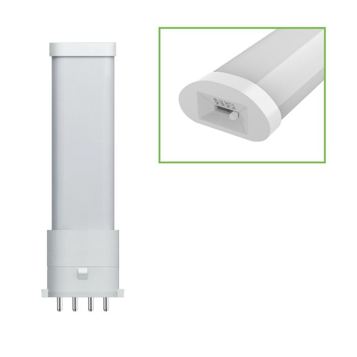 Eiko L3.5WPLS/BP/8FCCT/U/2G7/H 3.5W 350lm PLS Type B Plastic 80CRI 27/30/35/40K 120-277V Horizontal 2G7 LED Bulb