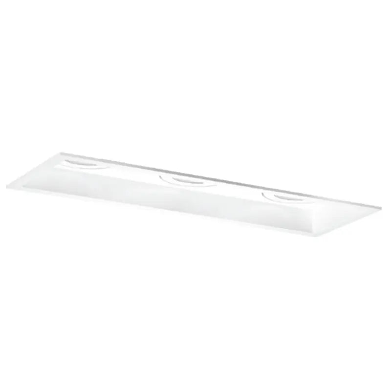 Elco Lighting EKCM218C3W Koto Multiple Triple Head Trim - Color Finish: White