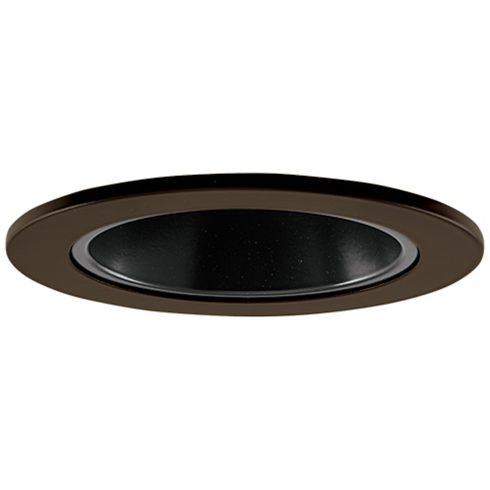 Elco Lighting EL2621BBZ 3" Die-Cast Adjustable Reflector Trim - Bronze Ring with Black Reflector