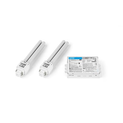 Lutron ELDVCF-2K35-1 Ballast Retrofit Kit by C-Flex - Vertical CFL - 2-Lamp - Single Kit - CCT: 3500K