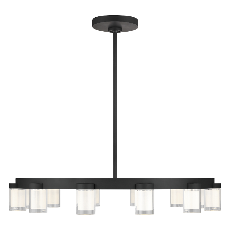 Visual Comfort Architectural 700ESF32B-LED927-277 Esfera 12-lt 32" LED Chandelier - Nightshade Black - 51.1W 2700K - 6128 Lumens - CRI 90 - Voltage: 277V