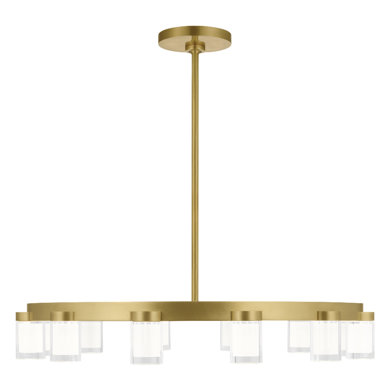 Visual Comfort Architectural 700ESF32NB-LED927 Esfera 12-lt 32" LED Chandelier - Natural Brass - 51.1W 2700K - 6128 Lumens - CRI 90 - Voltage: 120V