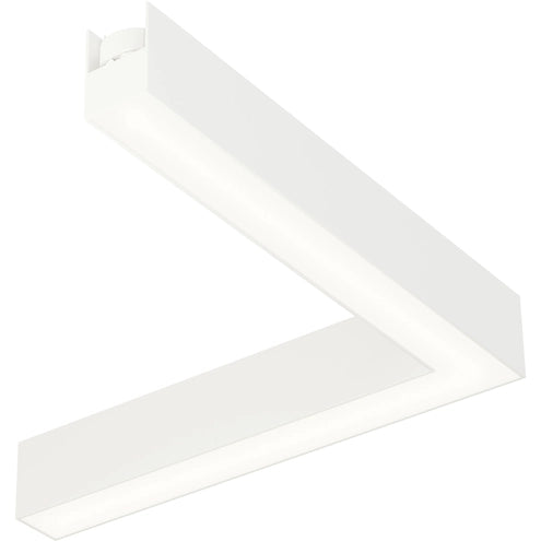 ET2 Contemporary Lighting ETL29212-WT Continuum Corner 90 Ceiling Track Light  - CCT: 3000K - Finish: White