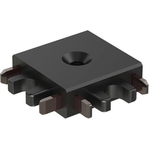 ET2 Contemporary Lighting ETMSC90-2WALL-BK Continuum Track 90 Degree Corner Connector - Finish: Black