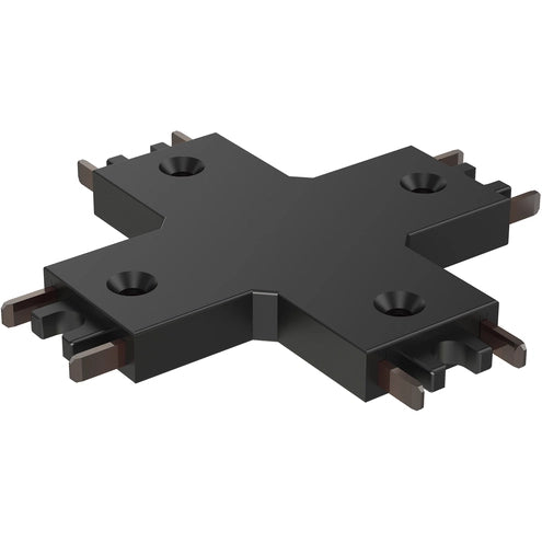 ET2 Contemporary Lighting ETMSC90-4XW-BK Continuum Track 4-way X Connector - Finish: Black
