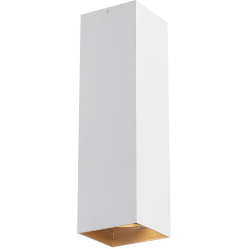 Visual Comfort Modern Collection 700FMEXO1820WG-LED935 Sean Lavin Exo 5.2 Inch Matte White Shade-Gold Haze Reflector Flush Mount LED 14W 3500K 20 Degree