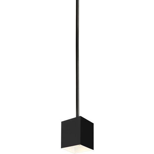 Visual Comfort Modern Collection 700TDEXOP61220BW-LED935 Sean Lavin Exo 5.2 Inch Matte Black-White Pendant 14W LED 90 CRI 3500K 20° Beam