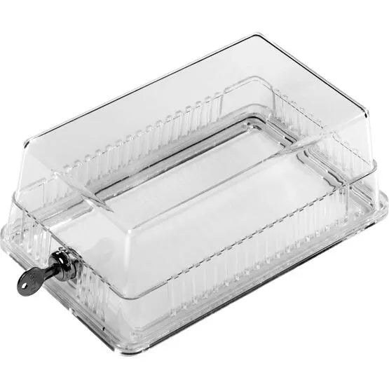 Ouellet F29-0198 Thermostat Guard with Ring And Solid Mounting Plates - Material: Plastic