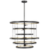 Generation Lighting Celeste 5 light aged iron chandelier ceiling light