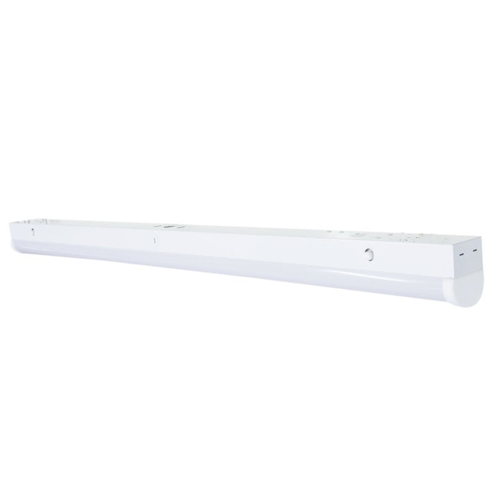 Nuvo 65-699 4' Linear LED Strip Light, Battery Backup, Photocell, Selectable Wattage 30W, 40W, 50W,  Multi-Color Temperature, Voltage 120-277V, White