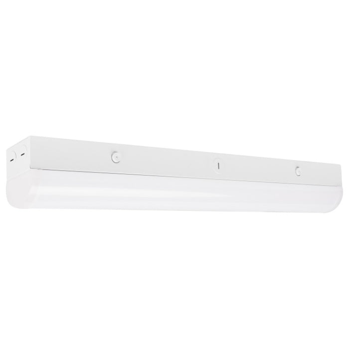 Nuvo 65-698 2FT Linear LED Strip Light, Integrated EM & Sensor, Wattage 20W, Multi-Color Temperature, White, Voltage 100-277V