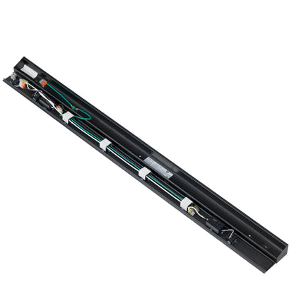 American Lighting ATOM-120V-40-BK Atom 40" Power Strip, 4 Receptacles, 2 USB-A/C, Voltage 120V, Black Finish