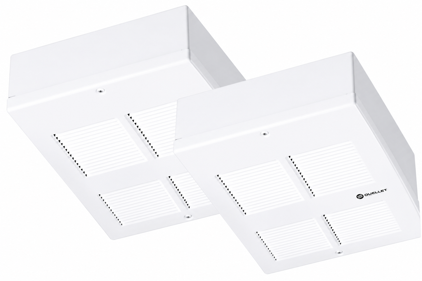 Ouellet OACPU8000BL Single Phrase Commercial Fan Heater - Voltage: 240V - Finish: White