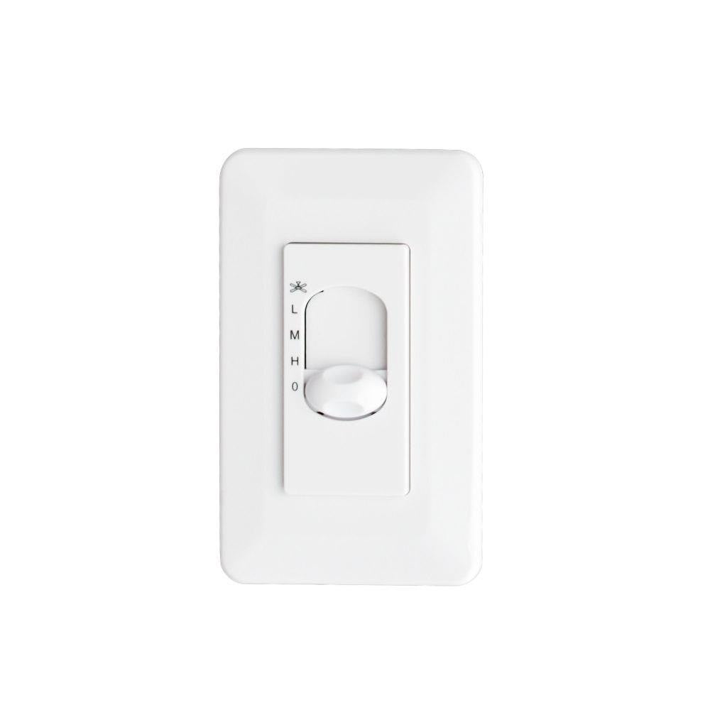 Maxim Lighting FCT88805WT AC Wall Control and Fan Control White Fan Accessory