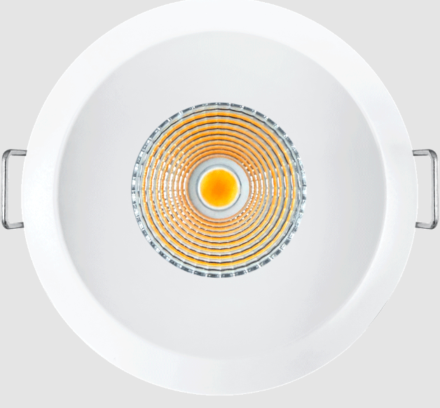 Lotus LED Lights L3F-RRW-BK-RC20-4C90 Tangra 3" Fixed Round Recessed Wide Black Trim Clear Lens, Beam Angle 20°, Color Temperature 4CCT+DTW 35K to 27K, CRI90